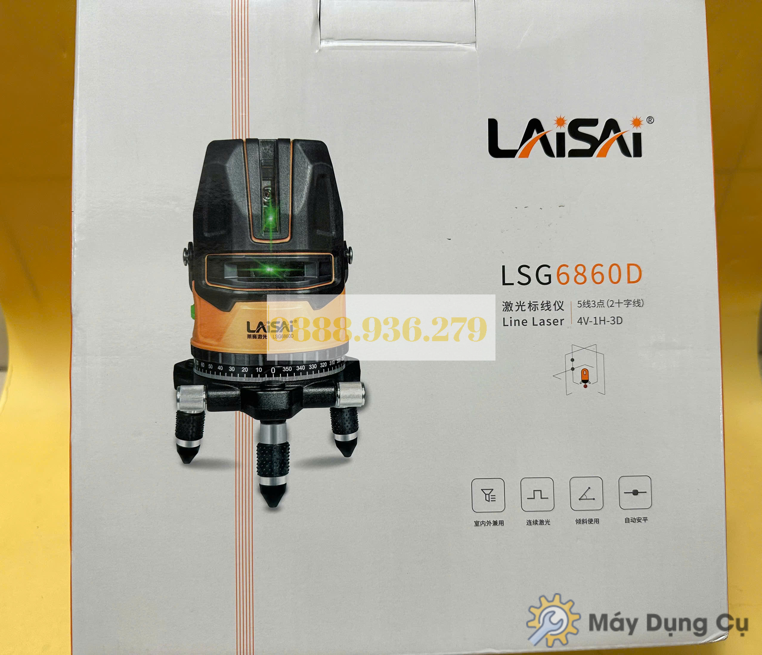 Chân đế và hệ thống xoay của Laisai LSG6860D