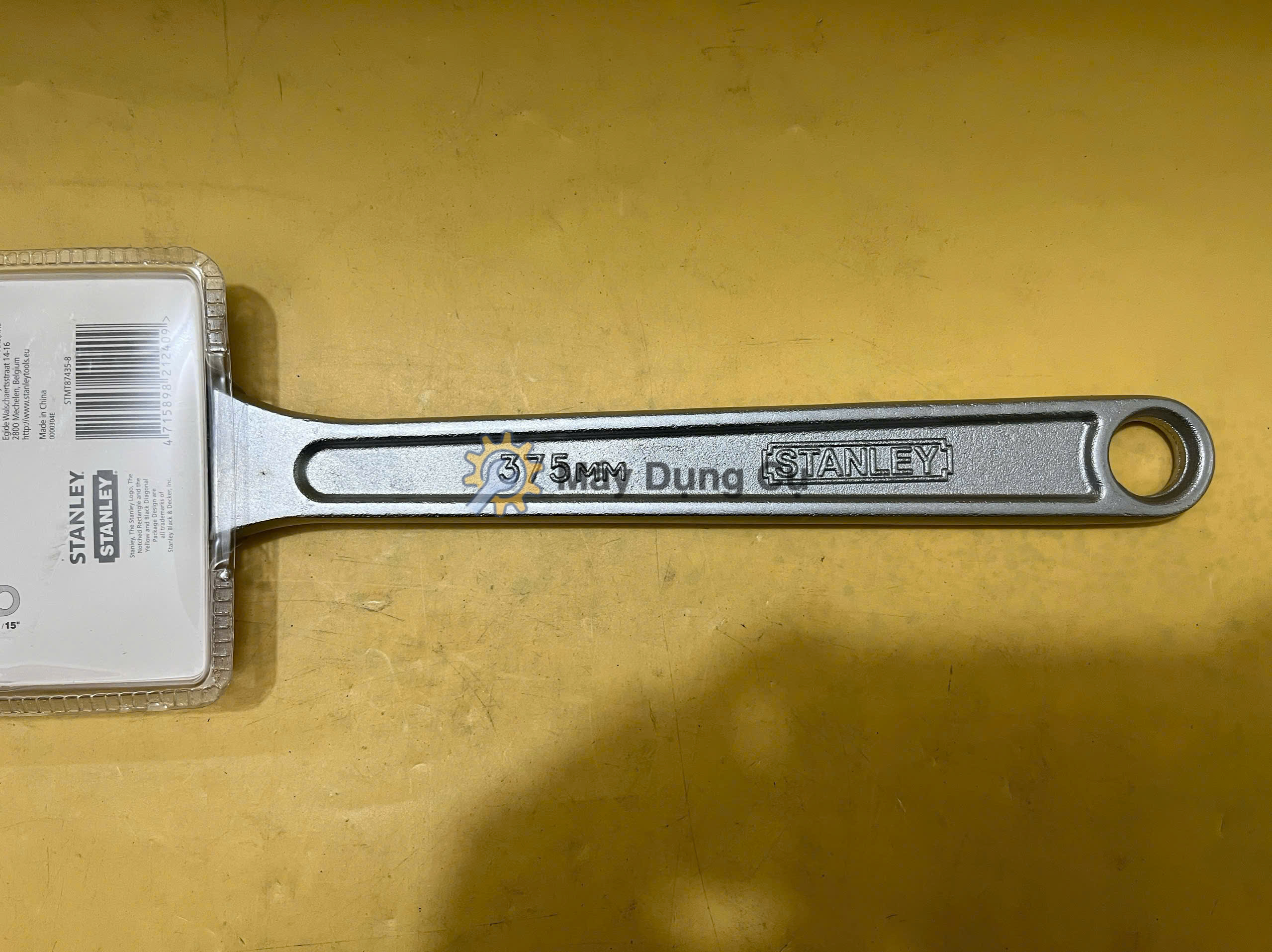 Mỏ lết Stanley 87-435 mạ crom trắng chính hãng