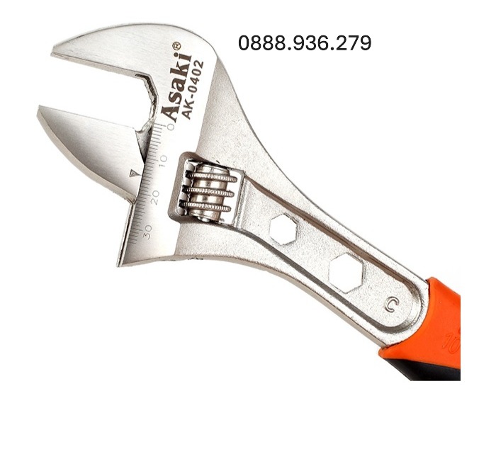 Mỏ lết cầm tay Asaki AK-0402 10 inch