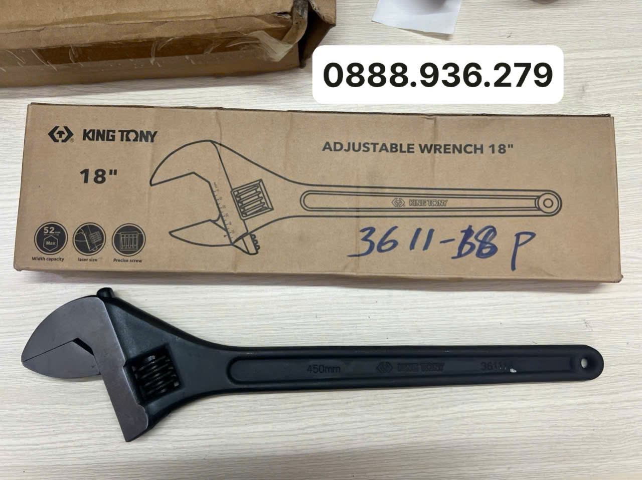 Mỏ lết Kingtony 3611-18P 18 inch