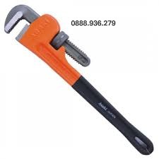 Mỏ lết răng cán nhựa chống trượt Asaki AK-0638 chính hãng