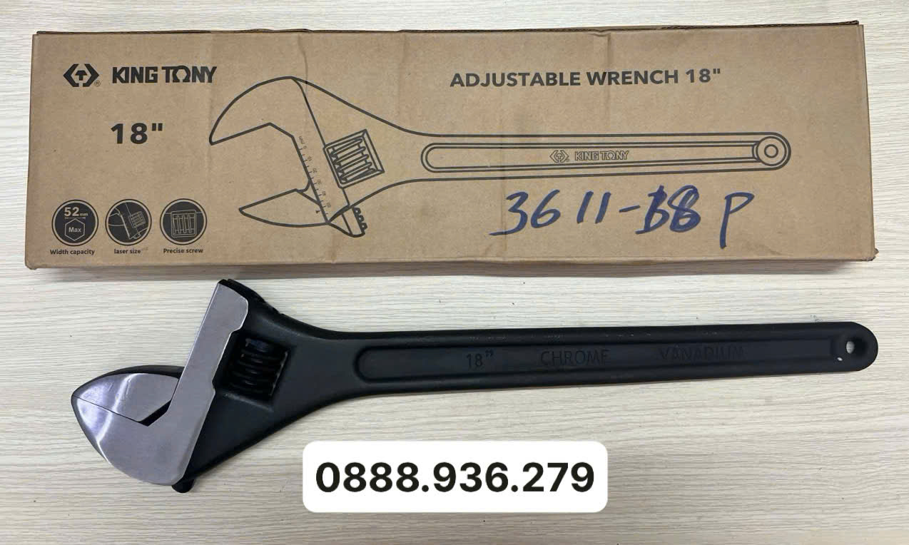 Mỏ lết thường 18 inch Kingtony 3611-18P chính hãng