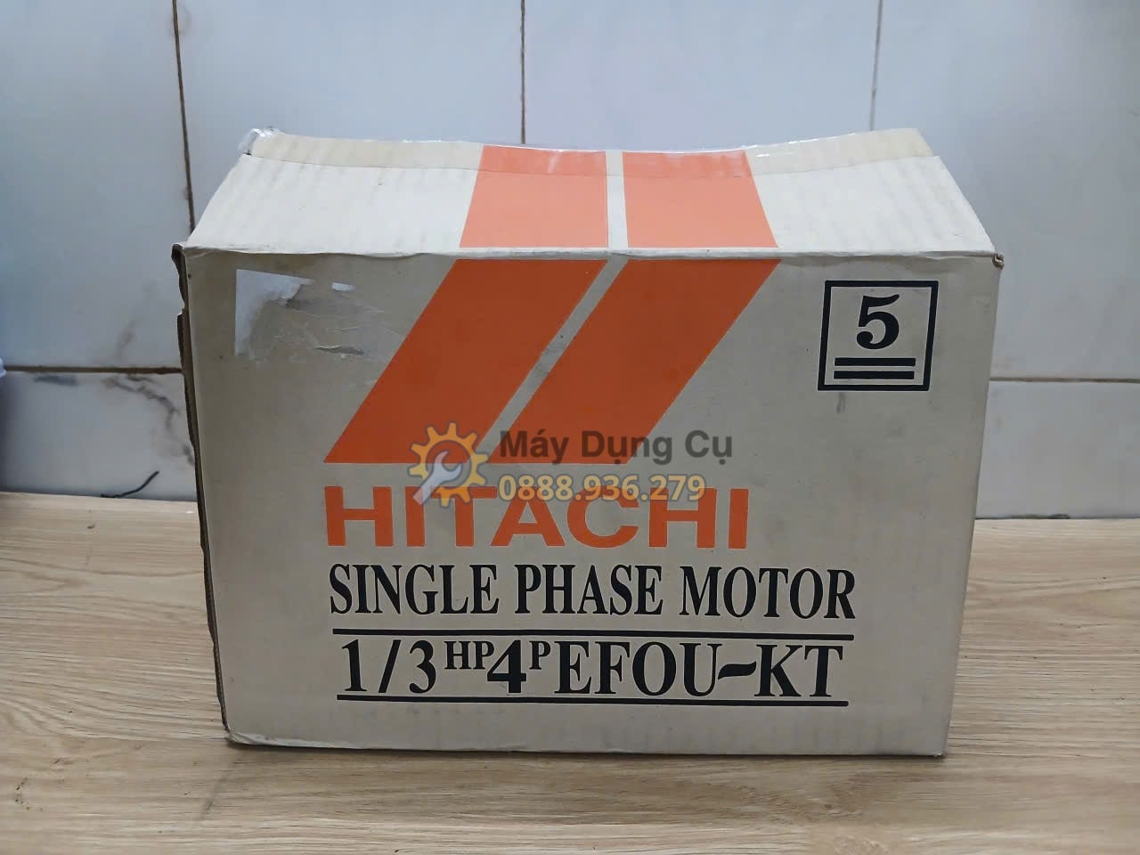 Tem thông số motor Hitachi 1/3HP 4P 1 pha 220V cần kiểm tra trước khi lắp máy