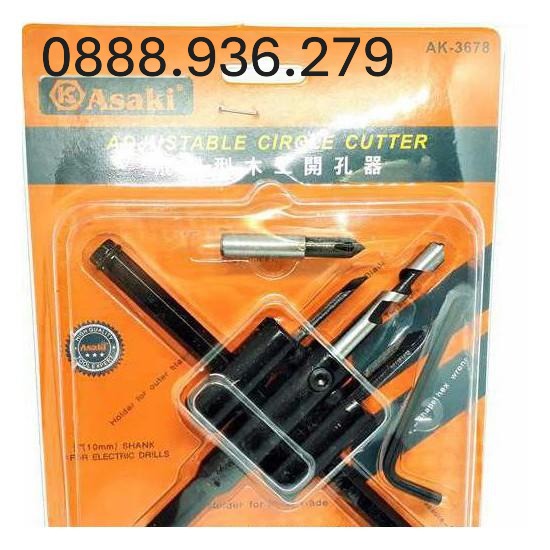 Mũi khoan khoét gỗ Asaki AK-3678 chính hãng