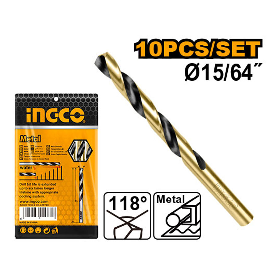 Mũi khoan kim loại HSS INGCO DBT1100603 6mm