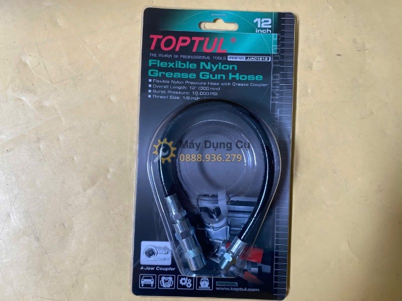 Ống dây bơm mỡ mềm 12 inch Toptul JJAC1212 chính hãng Đài Loan