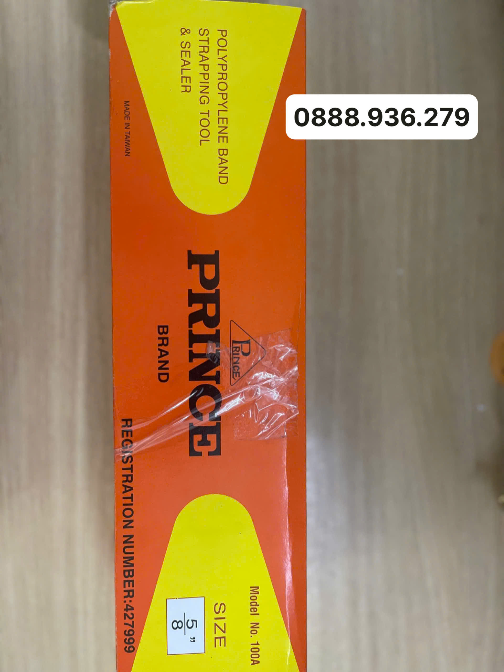 Bộ dụng cụ đóng đai nhựa PRINCE 100A dùng cho dây PP PET 13-16mm hỗ trợ 19mm