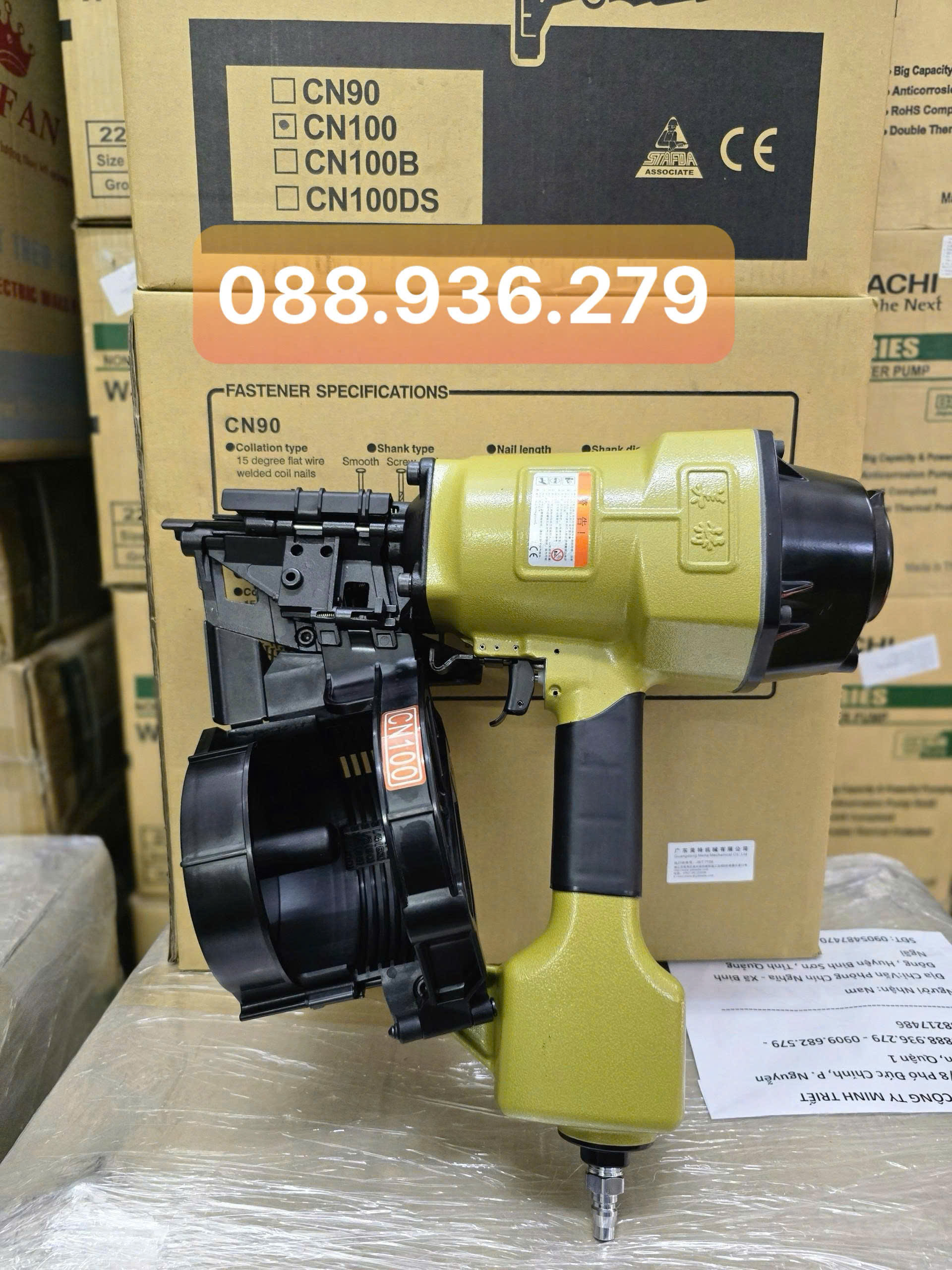 Súng Bắn Đinh Cuộn Meite CN100 chính hãng