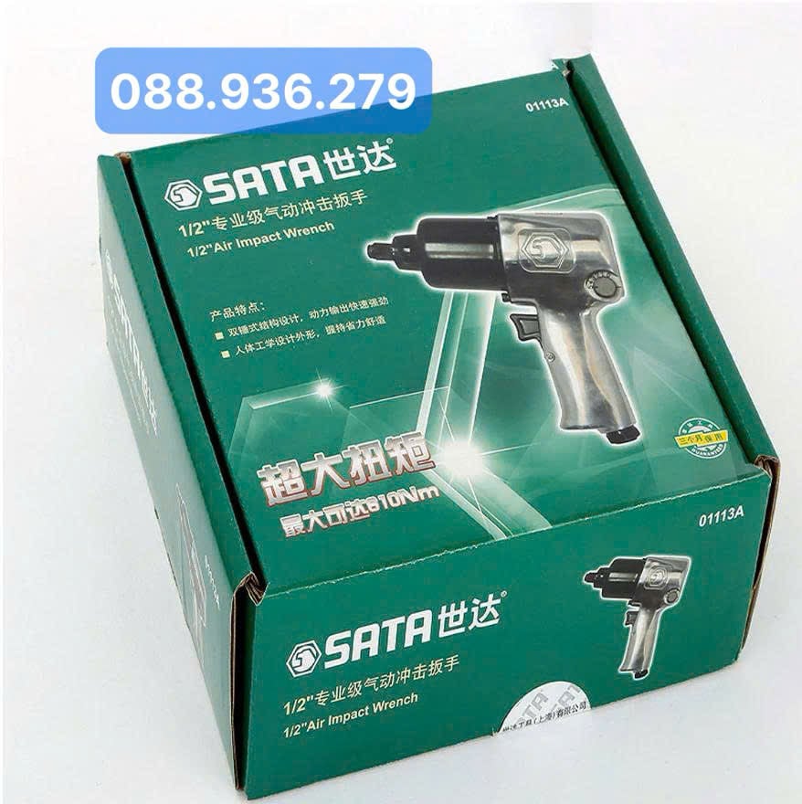 Súng siết bu lông SATA 01113A thiết kế gọn nhẹ 2.7kg