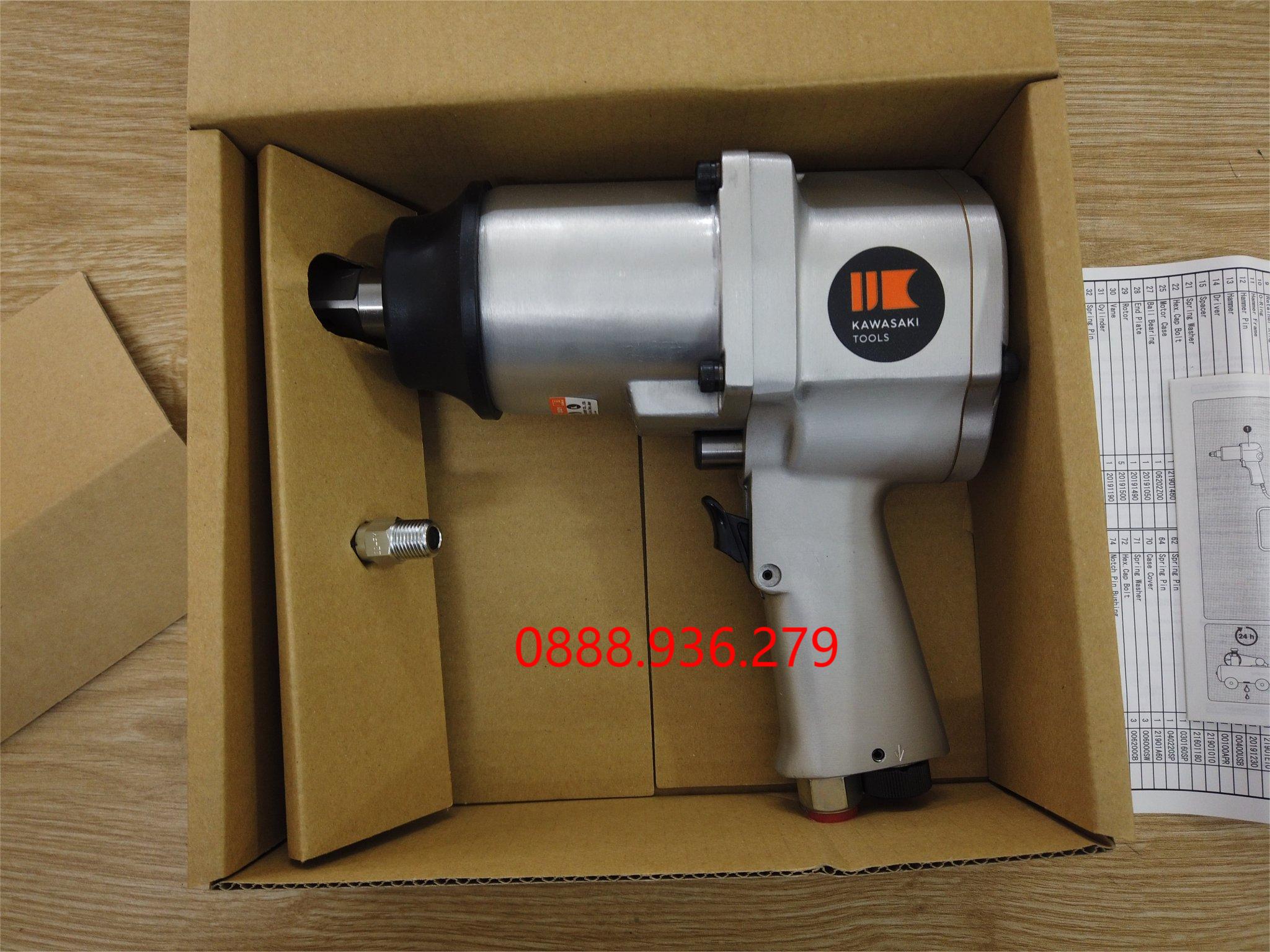 Súng vặn bulong Kawasaki KPT-191P tổng thể