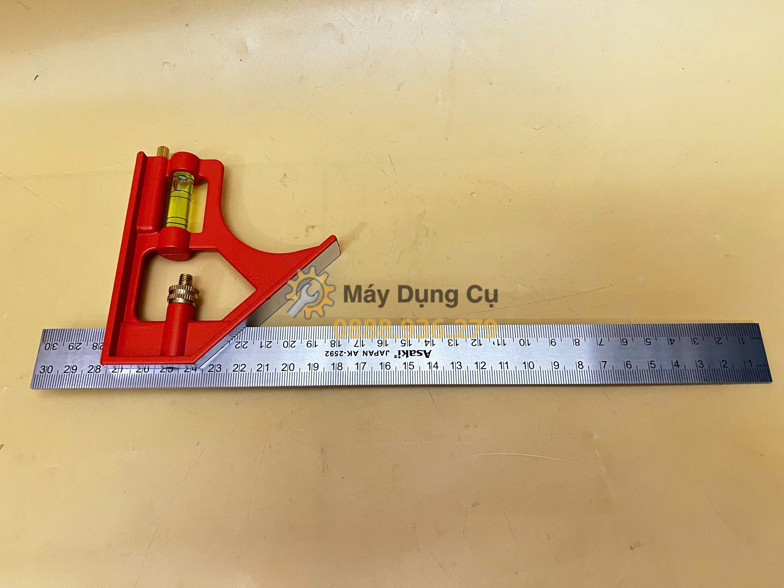 Thước êke thủy Asaki AK-2592 300mm