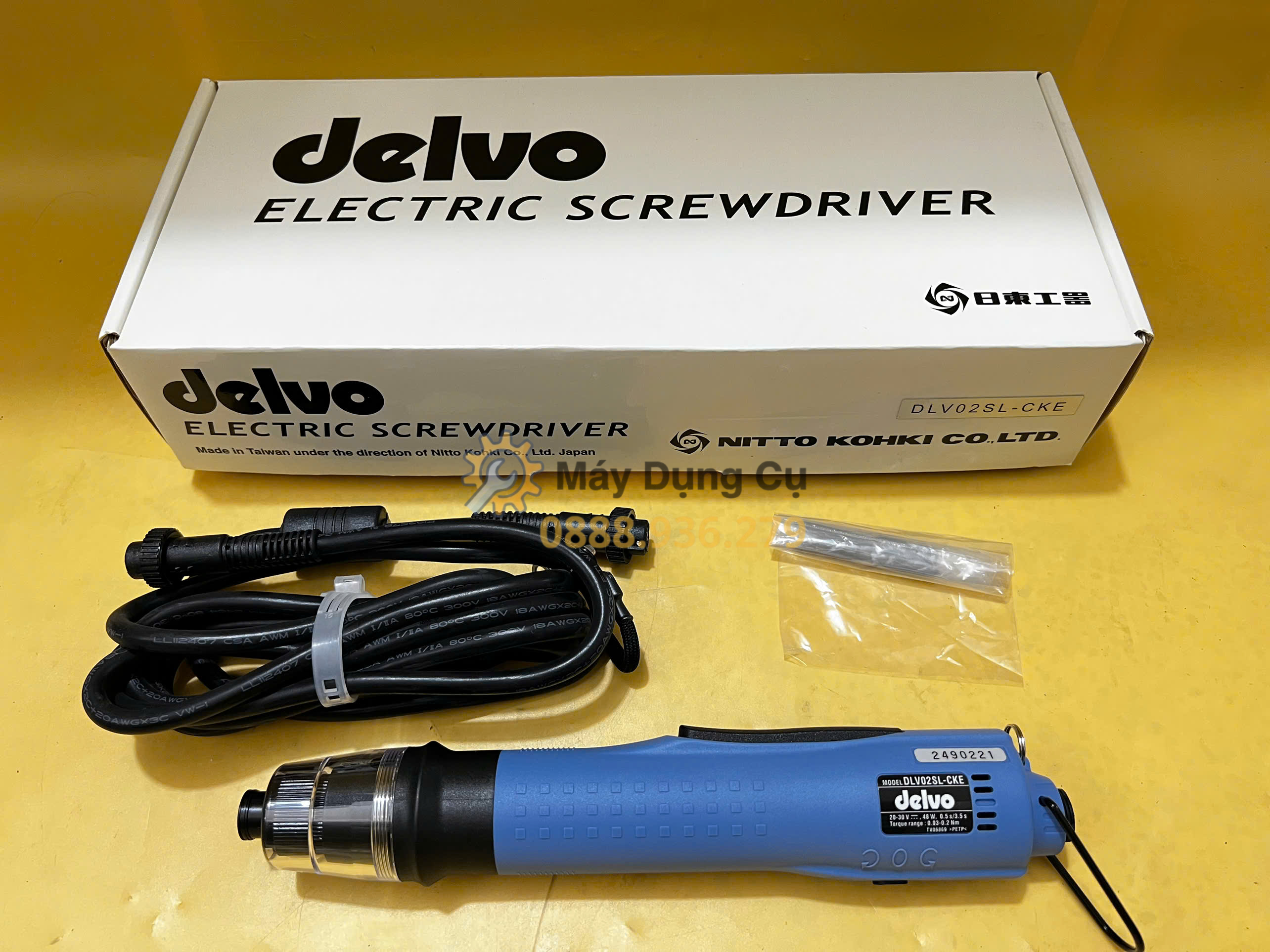 Tô vít điện Delvo DLV02SL-CKE – máy bắn vít điện công nghiệp lực nhỏ
