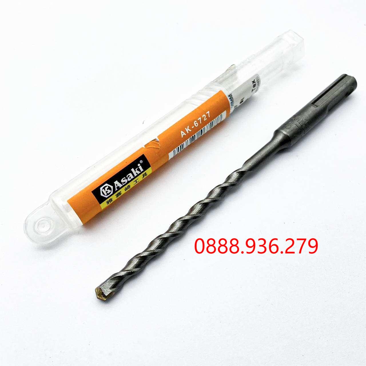 Mũi khoan Asaki AK-6727 và bao bì
