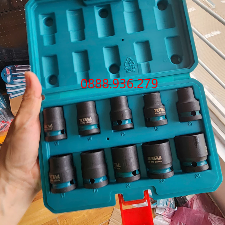 Bộ đầu tuýp Total THISTD12101 - góc chính diện