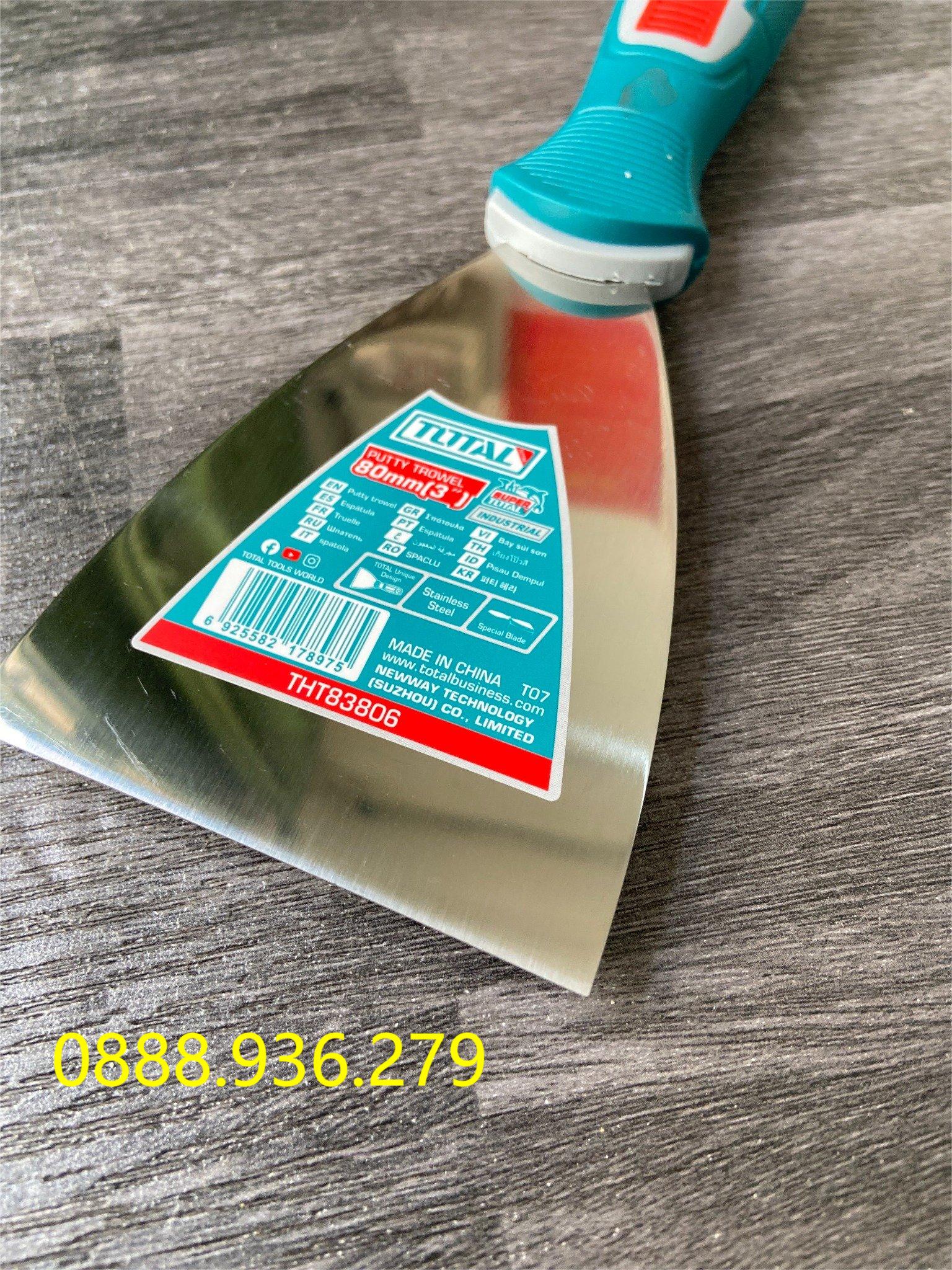 Xẻng trát sủi hồ Total THT83806 80mm chính hãng