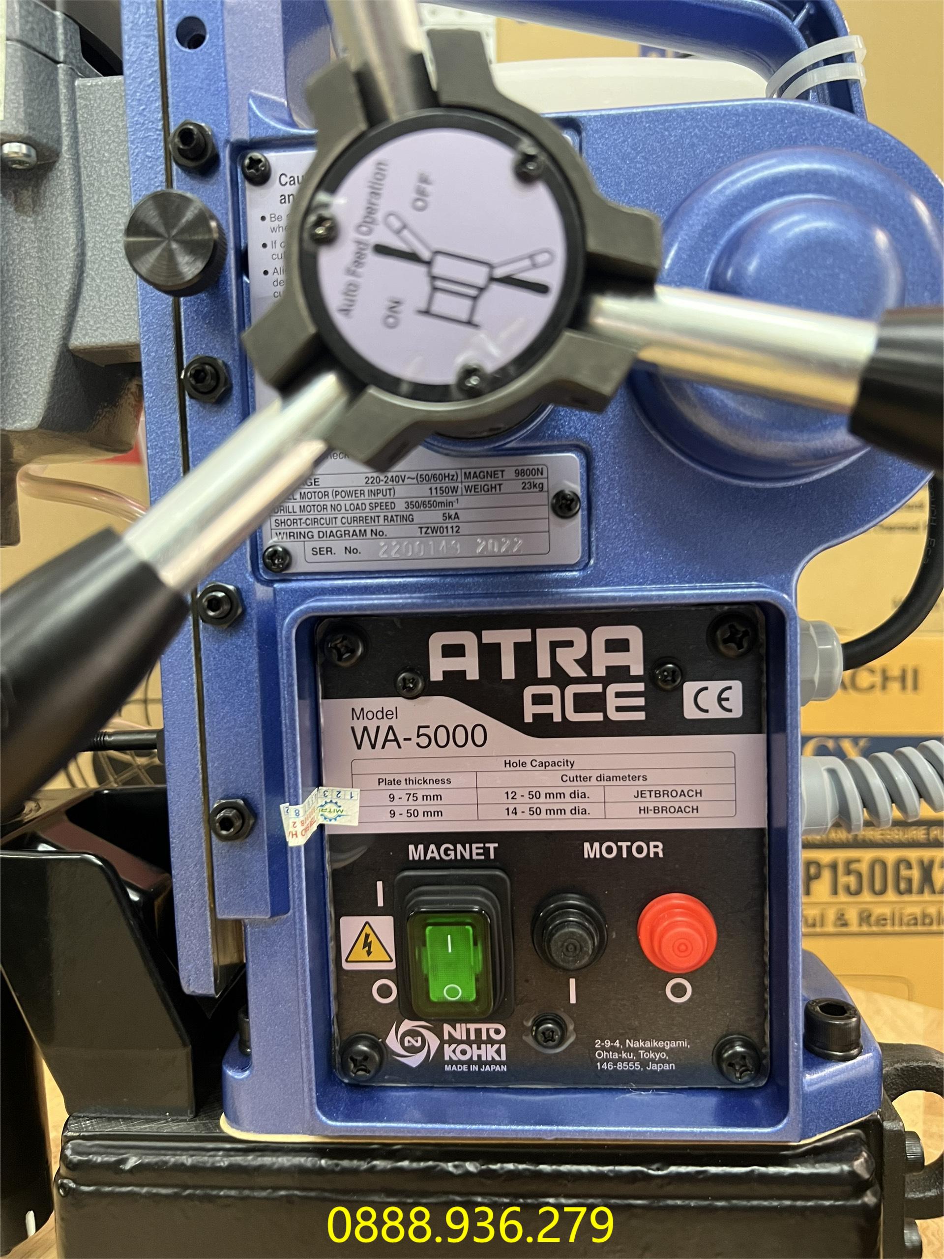 Máy khoan từ NITTO WA-5000 góc nghiêng