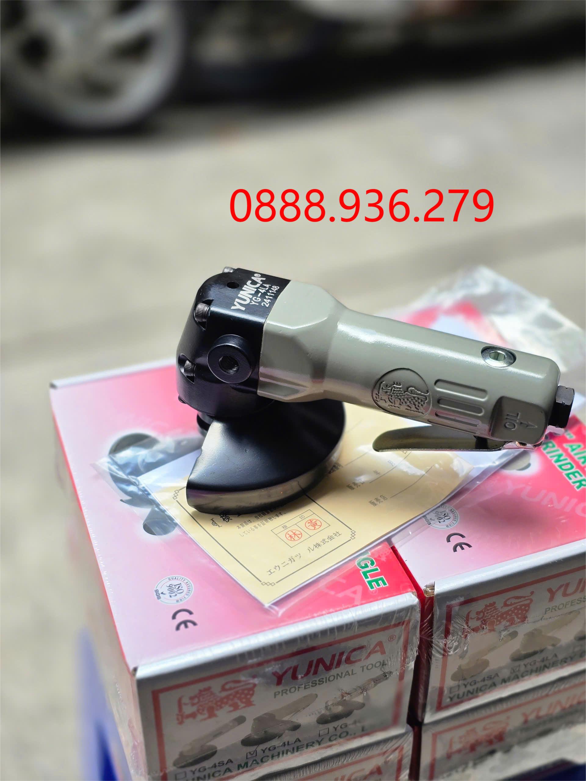Máy Mài Hơi Yunica YG-4LA chi tiết đầu mài