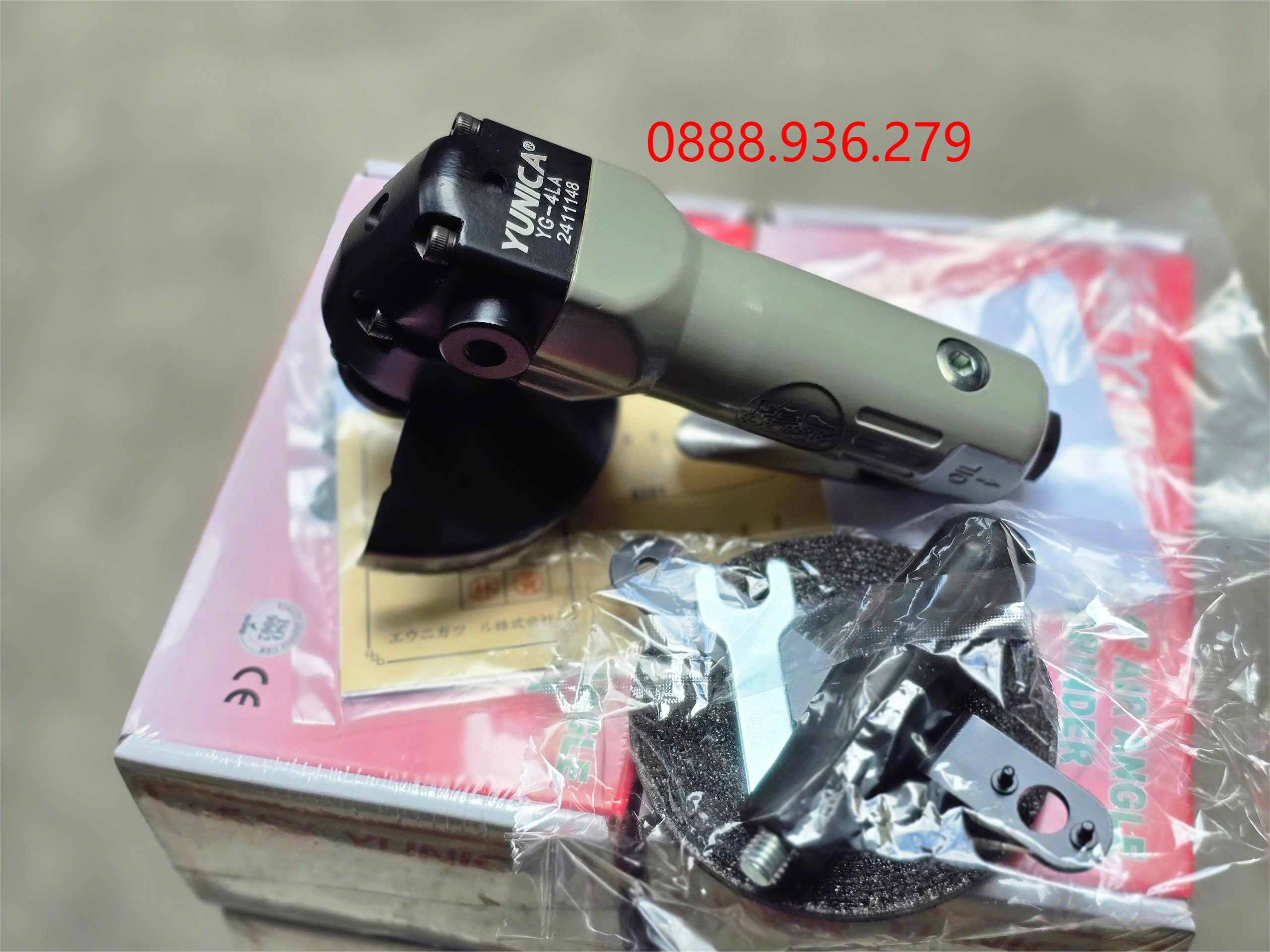 Máy Mài Hơi Yunica YG-4LA phụ kiện
