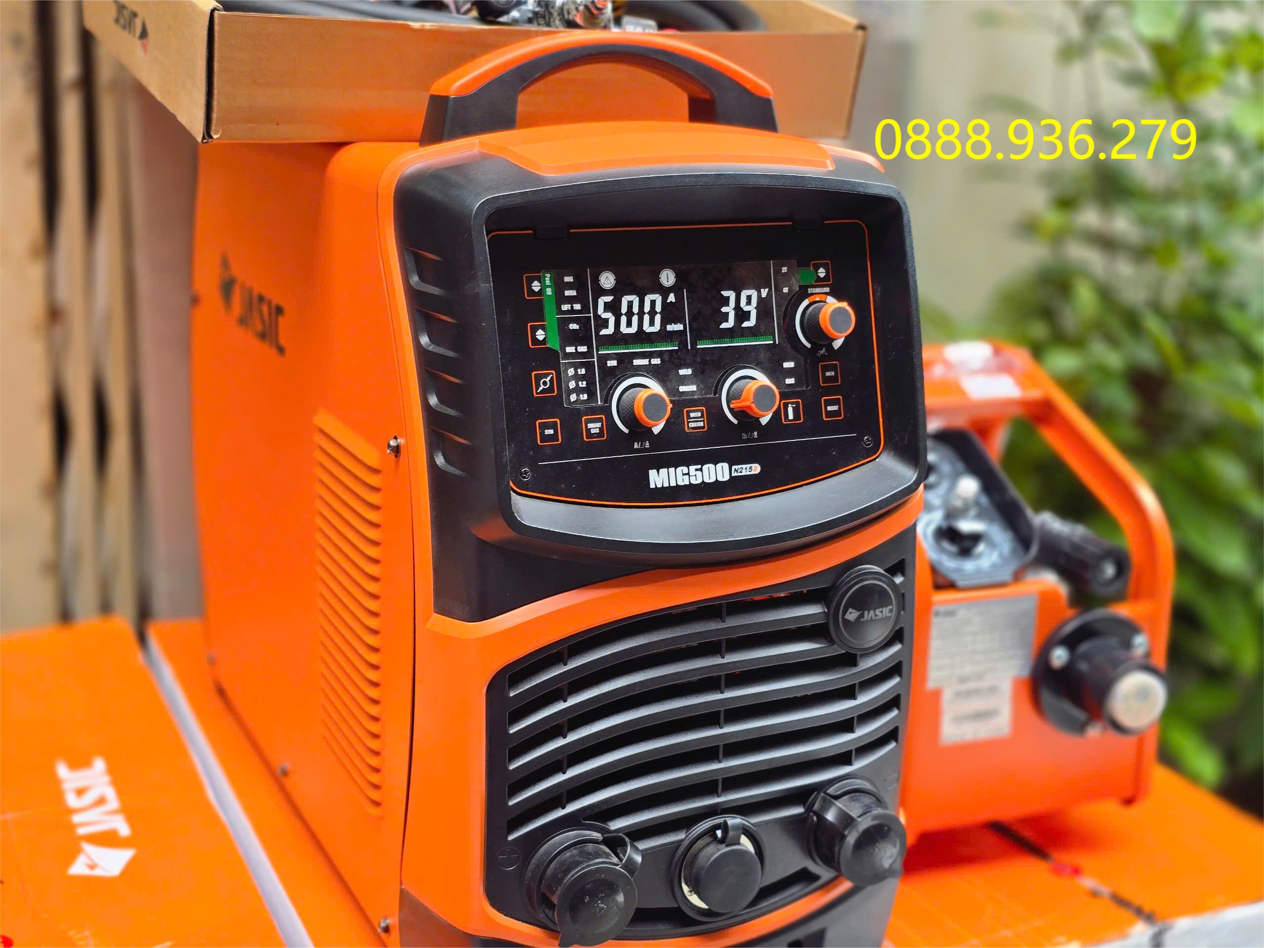 Mặt trước máy hàn MIG Jasic MIG 500 N215II
