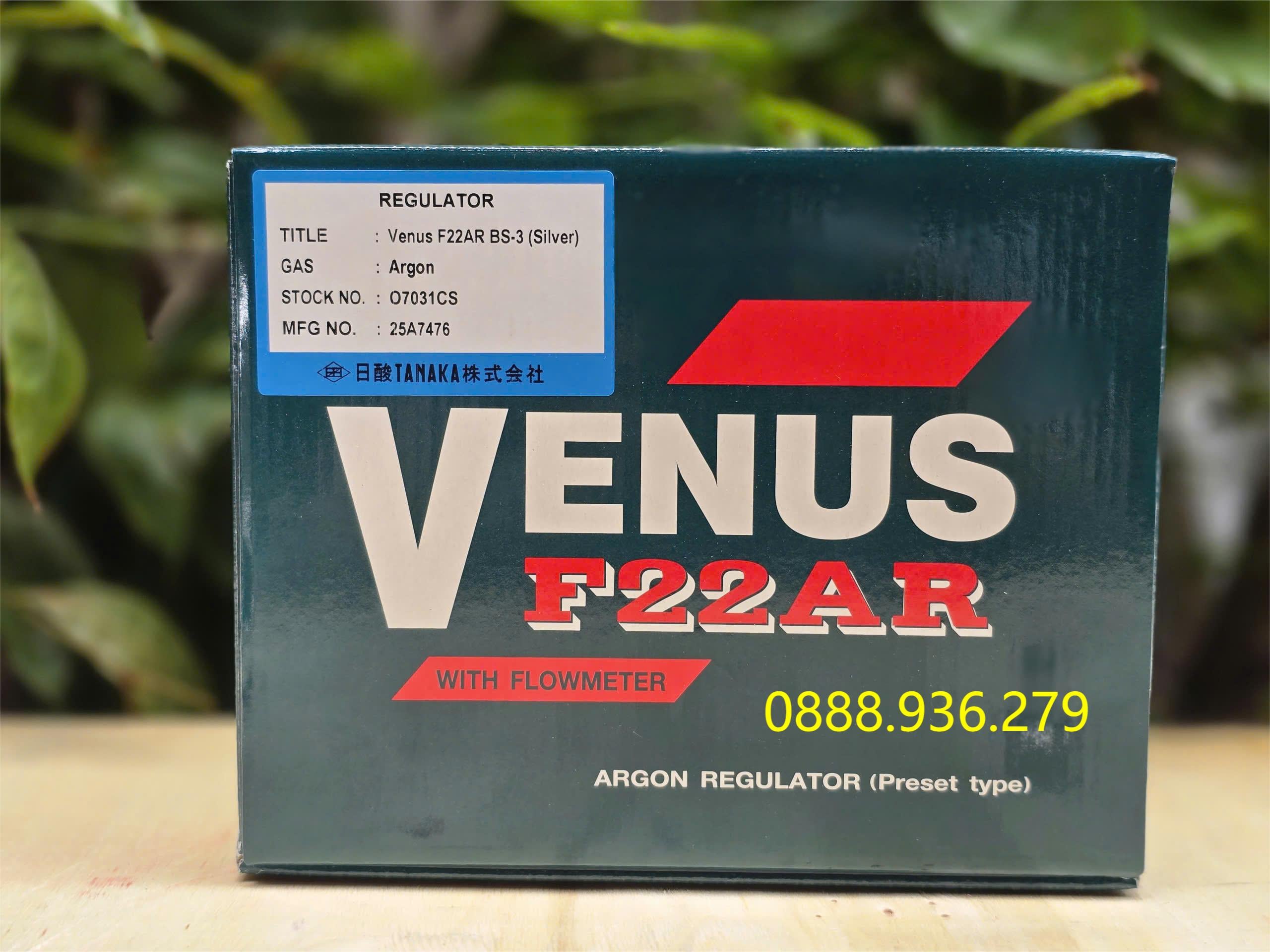 Đồng hồ Argon Tanaka Venus F22AR - góc chính diện