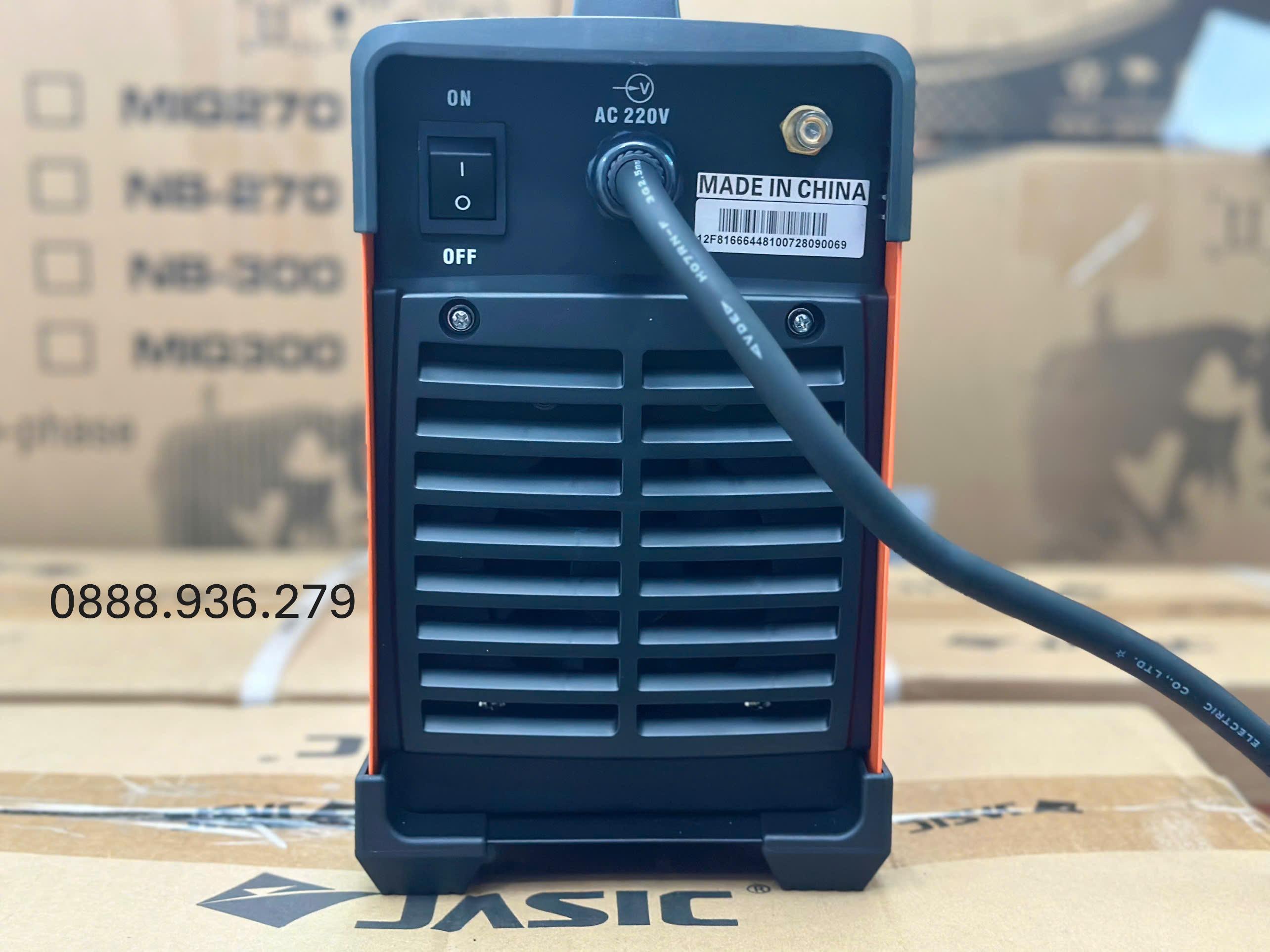 Máy hàn điện tử Jasic TIG 200S (W221) chính hãng CO CQ đầy đủ