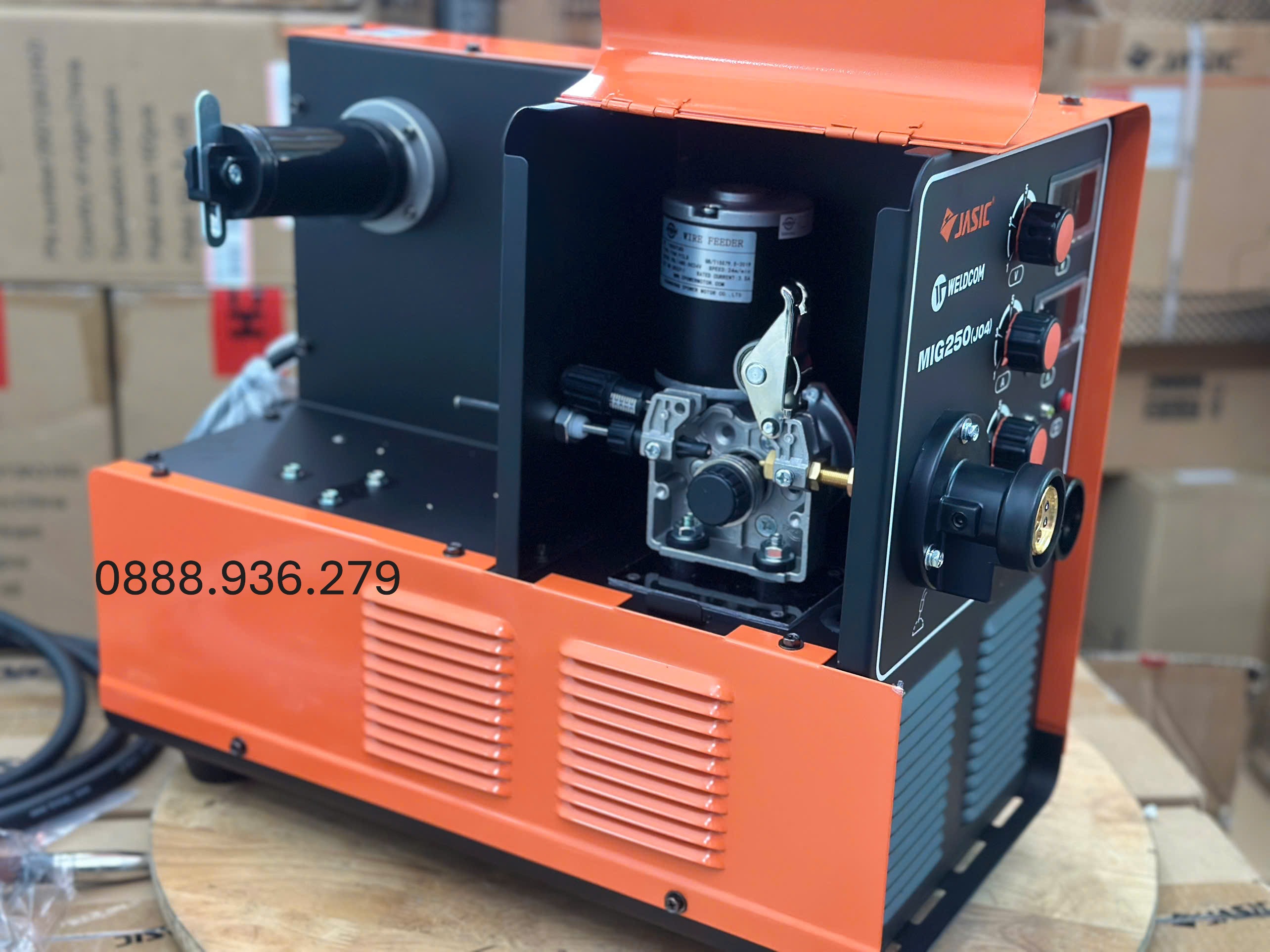 Máy hàn MIG đầu liền 380V Jasic MIG250 J04 chính hãng