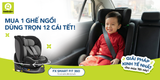 Mua một ghế ngồi - dùng trọn 12 cái Tết cùng Reebaby FX Smart Fit 360