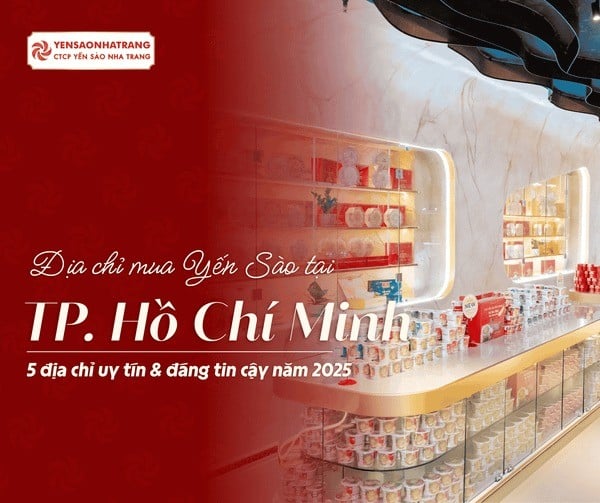 Mua yến sào ở đâu tại TP.HCM? 5 địa chỉ đáng tin cậy bạn nên biết