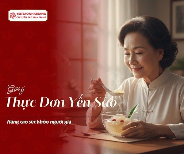 Gợi Ý Thực Đơn Yến Sào Cho Người Cao Tuổi