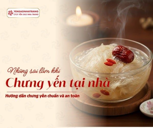 5 Sai Lầm Khi Chưng Yến Tại Nhà Và Cách Khắc Phục Để Yến Ngon