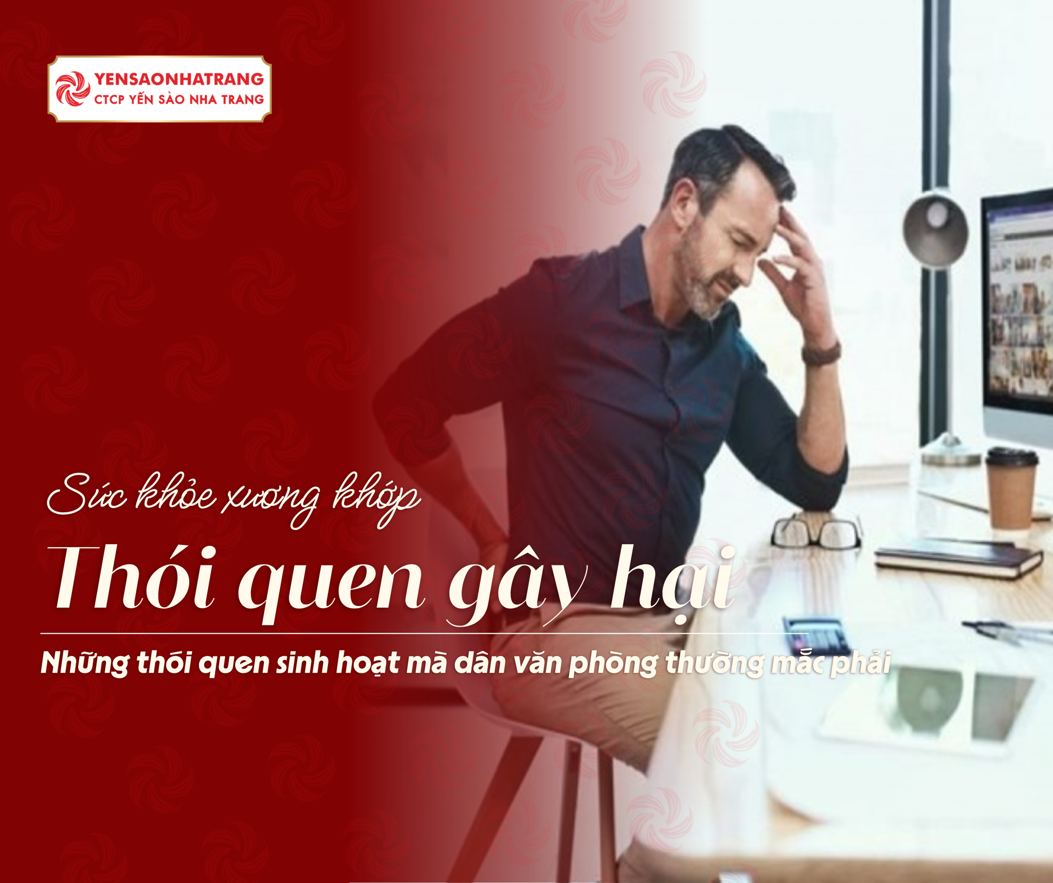 Sức khỏe xương khớp: Các thói quen sinh hoạt gây hại thường mắc phải
