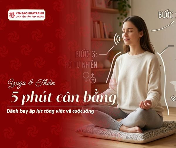 Yoga & thiền: 5 phút giúp cân bằng áp lực công việc và cuộc sống