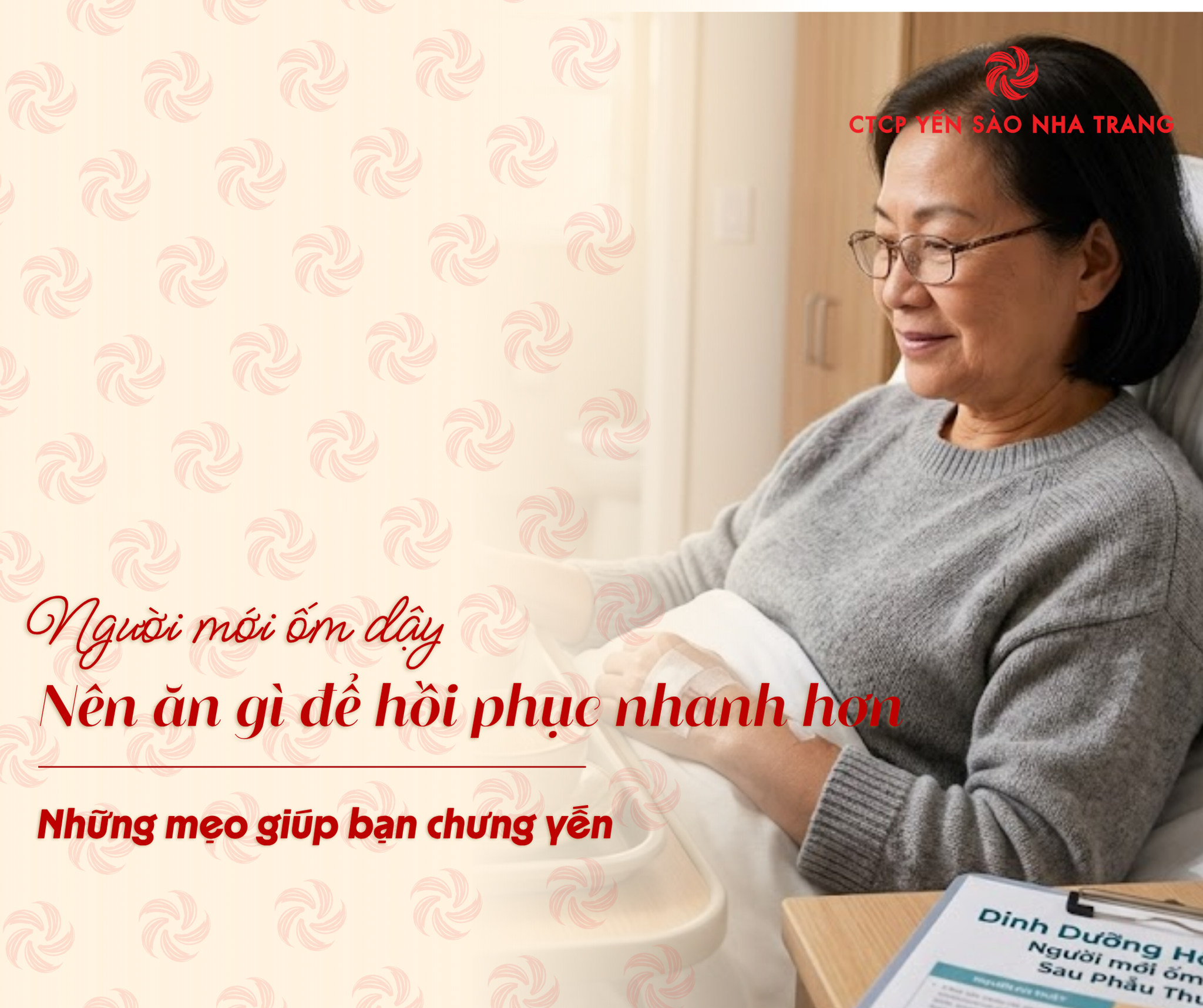 Người mới ốm dậy hoặc phẫu thuật: Nên ăn gì để hồi phục nhanh hơn