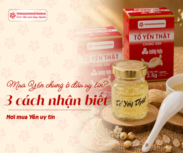 Mua Yến Chưng ở đâu uy tín? 3 Cách nhận biết tránh mất tiền oan