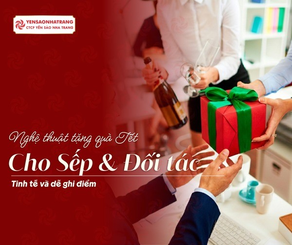 Nghệ thuật tặng quà Tết tinh tế cho sếp và đối tác