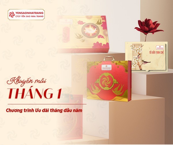 🧧 Đón Năm Mới Rạng Rỡ - Ưu Đãi Yến Sào 