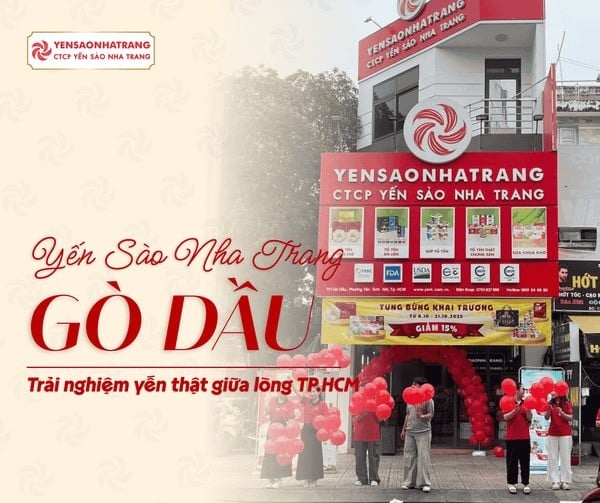 TP.HCM đón chào Showroom Yến Sào Nha Trang Gò Dầu - Dấu ấn mới trong hành trình yến thật vì sức khỏe Việt