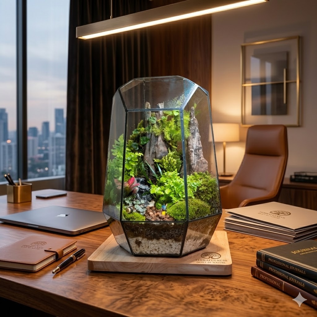 Decor Bàn Làm Việc Với Mẫu Terrarium Nào Là Phù Hợp Nhất?