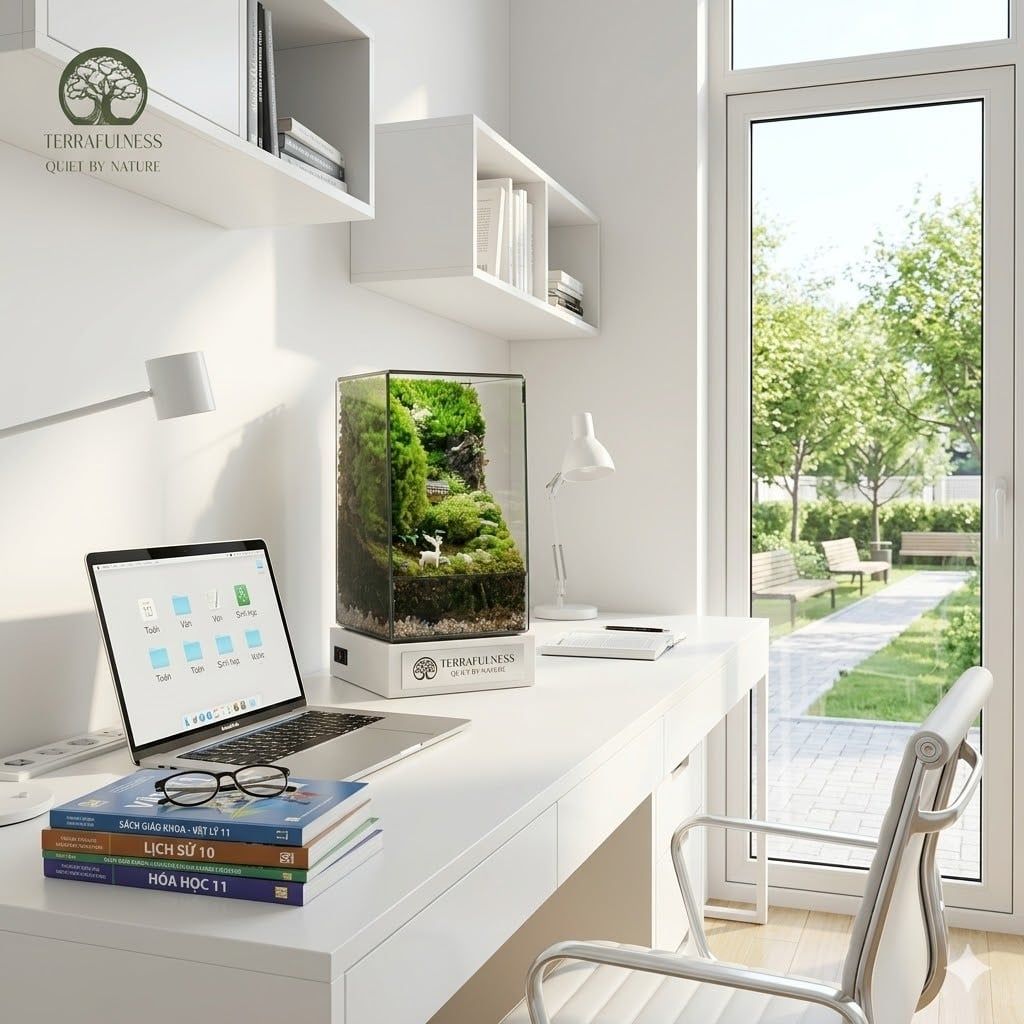 Terrarium Mini Để Bàn Làm Việc Cho Người Mới – Nhỏ Gọn Và Bình Yên