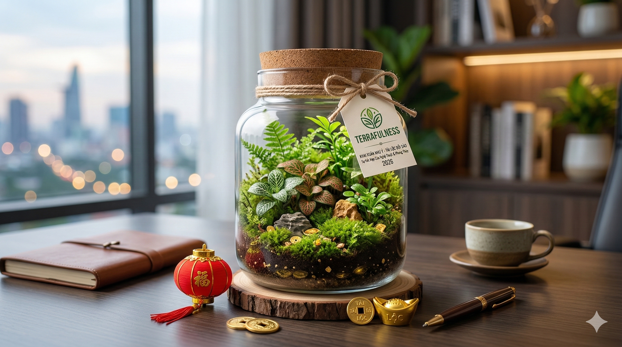 Terrarium Phong Thủy: Bí Quyết Thu Hút Tài Lộc Cho Bàn Làm Việc 2026