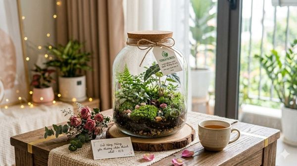Quà Tặng 8/3 Terrarium: Món Quà Xanh Tinh Tế Cho Phái Đẹp | Terrafulness