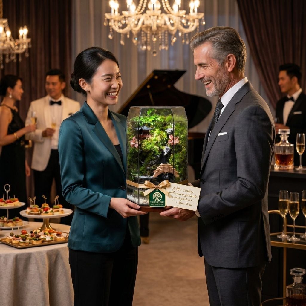 Terrarium Quà Tặng Tri Ân Ý Nghĩa Gửi Đến Lãnh Đạo Cao Cấp