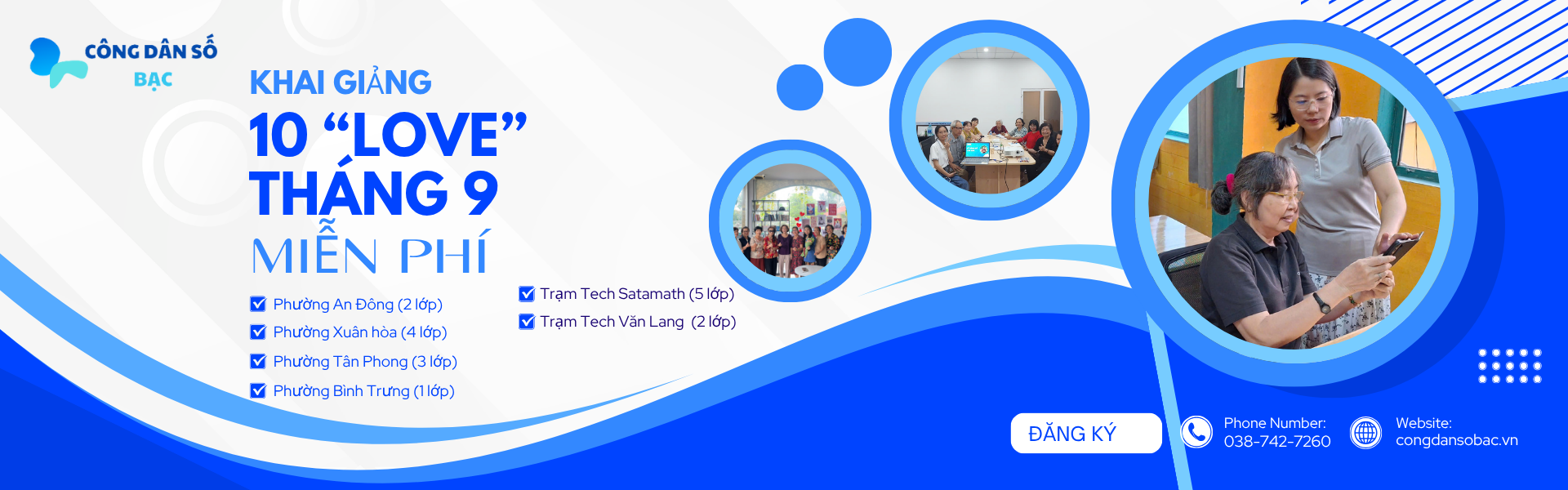 SẮP KHAI GIẢNG: Các Lớp Kỹ Năng Số Tháng 9 - Lịch học và địa điểm