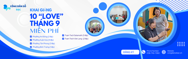 SẮP KHAI GIẢNG: Các Lớp Kỹ Năng Số Tháng 9 - Lịch học và địa điểm