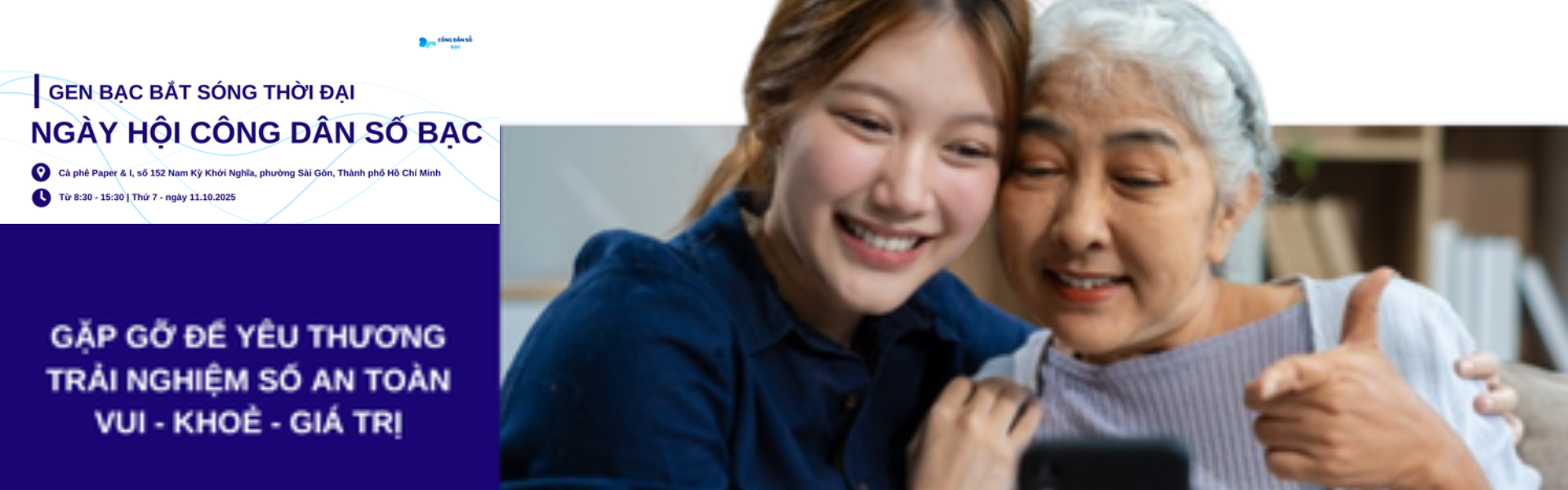 SẮP DIỄN RA: Ngày Hội Công Dân Số Bạc 2025: “Gen Bạc - Bắt Sóng Thời Đại”