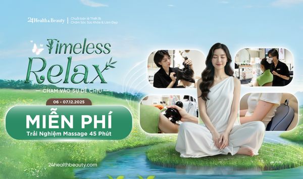 WORKSHOP MASSAGE THƯ GIÃN “TIMELESS RELAX – CHẠM VÀO SỰ DỄ CHỊU”