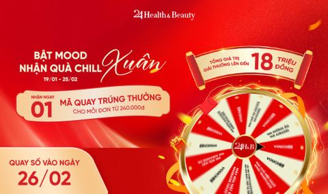 CHƯƠNG TRÌNH QUAY SỐ MAY MẮN “BẬT MOOD XUÂN - NHẬN QUÀ CHILL”