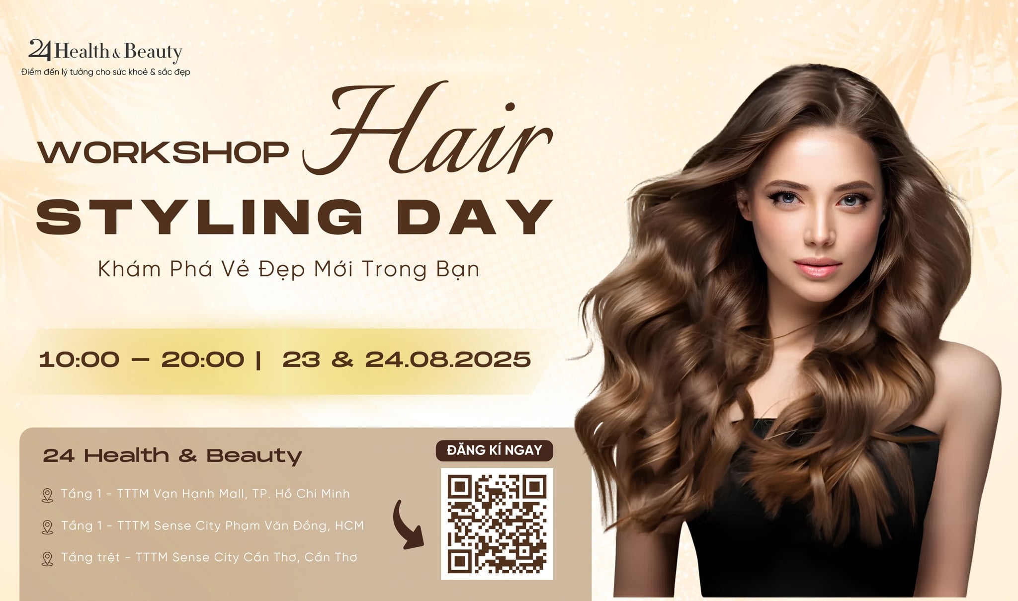 WORKSHOP HAIR STYLING DAY – SỰ KIỆN TẠO KIỂU TÓC MIỄN PHÍ DÀNH RIÊNG CHO PHÁI ĐẸP