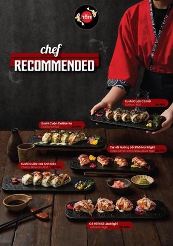 TOP 5 KIỆT TÁC SUSHI CHỈ TỪ 69K TẠI TOJY BÌNH CHÁNH!