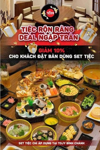 🌸 NẠP NĂNG LƯỢNG GIỮA TUẦN CÙNG COMBO SET TIỆC TOJY BÌNH CHÁNH!!! 🍣